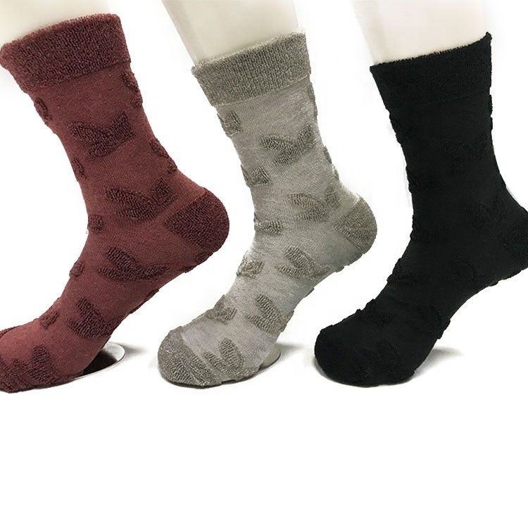 Calcetines termales de invierno para hombres Calcetines de punto gruesos y cómodos con patrón de impresión