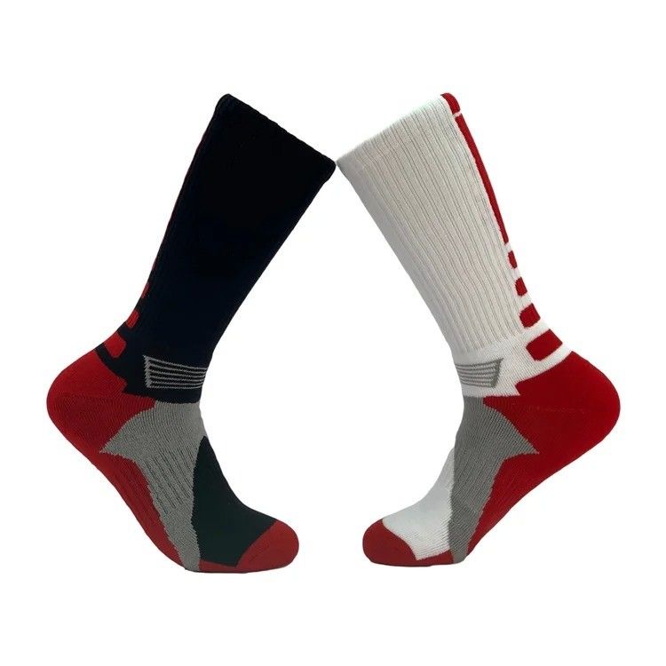 Calcetines de compresión para hombres y mujeres Material de algodón Impresión de logotipo personalizado Tamaño 39-41