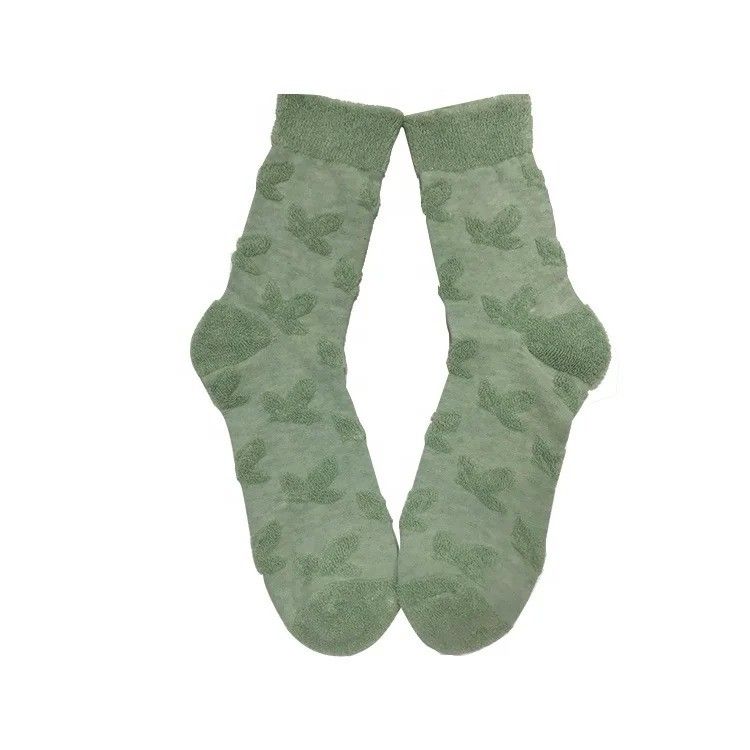 Logotipo personalizado de algodón de lujo calcetines deportivos de invierno unisex con patrón impreso y embalaje