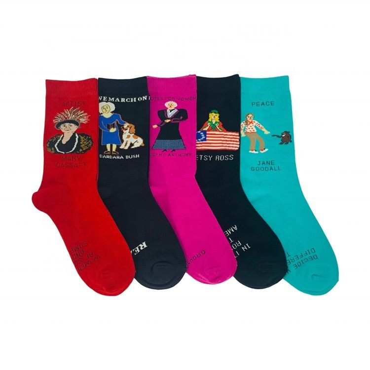 Calcetines de yoga para mujeres Tejido 70% algodón peinado 25% poliamida 5% detección de aguja de spandex