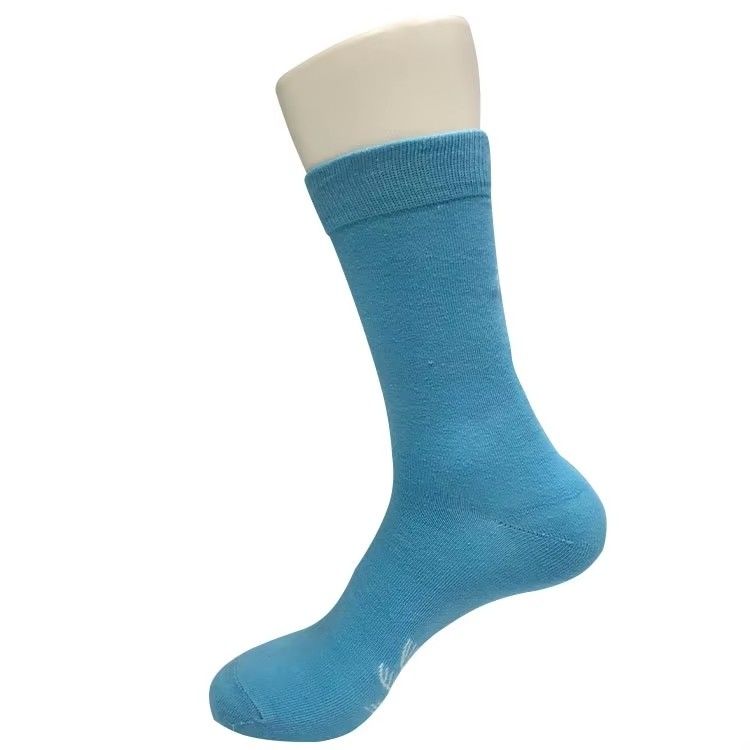 75% de algodón peinado Calcetines deportivos masculinos con logotipo personalizado Sostenibles y transpirables