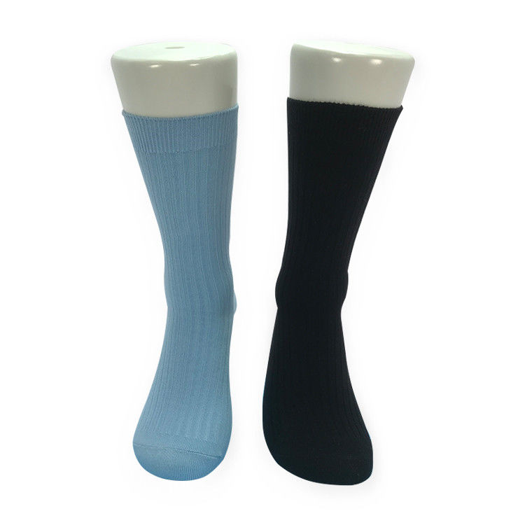 Método de tejido Calcetines de belleza de punto para mujeres 100% de algodón Calcetines de doble cilindro