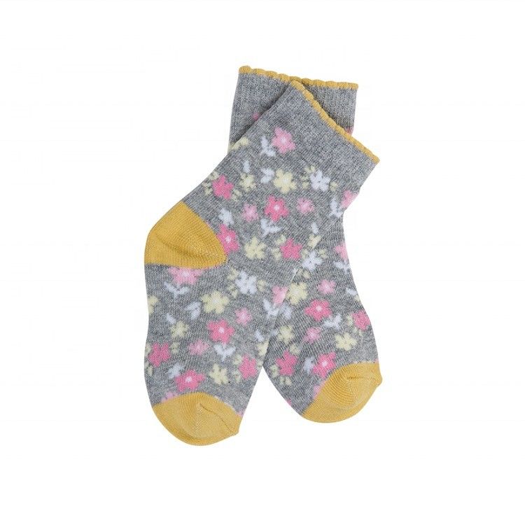 Diseño único de algodón personalizado Boutique chicas Slouchy calcetines de bebé para el calor y la moda