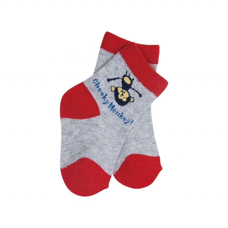 Niños pequeños calcetines de algodón sin resbalón calientes rayados para bebés niños calcetines de niños peludos