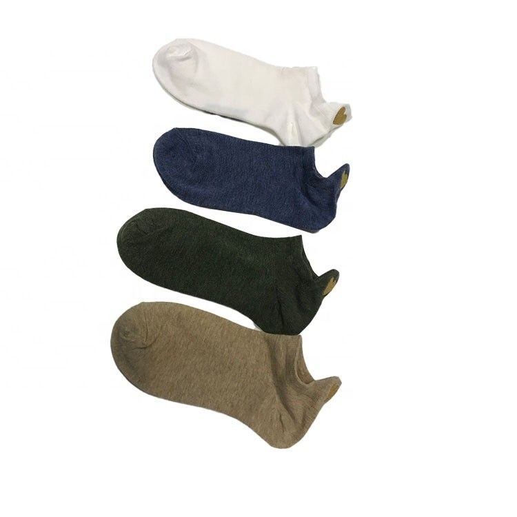 Calcetines suaves de algodón poliéster respiratorio para el verano calcetines diarios para hombres mujeres de punto simple tobillo