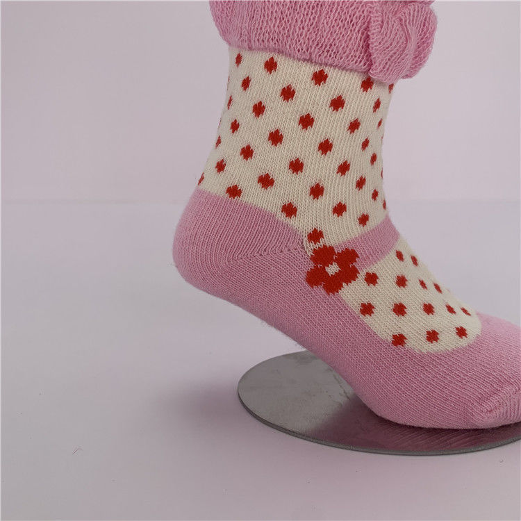 Bebé bebé personalizado de Navidad calcetines de rufo grande para niños calcetines de belleza de estilo popular