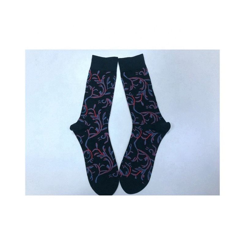 Calcetines largos para hombres hechos de 5% de contenido de material espandéx y con diseño colorido