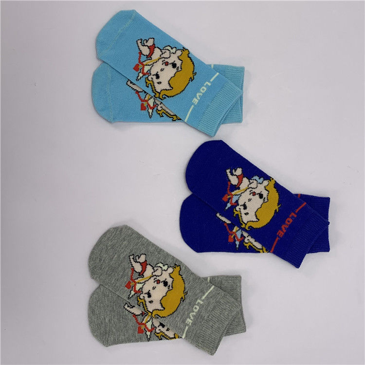 Calcetines para niños con buena elasticidad, respirables, lindos, antideslizantes, para bebés.