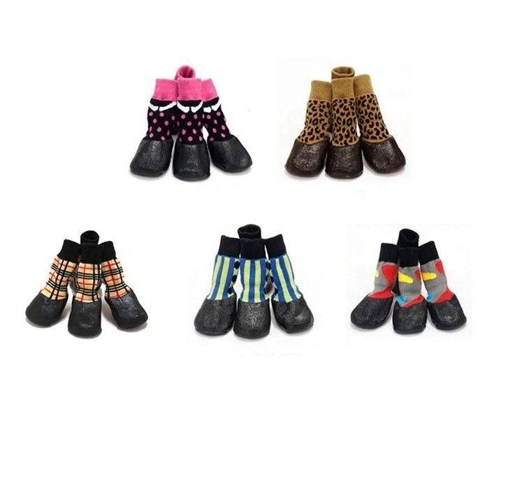 Calidad alta calcetines para perros confortables transpirables productos impermeables para perros para mascotas