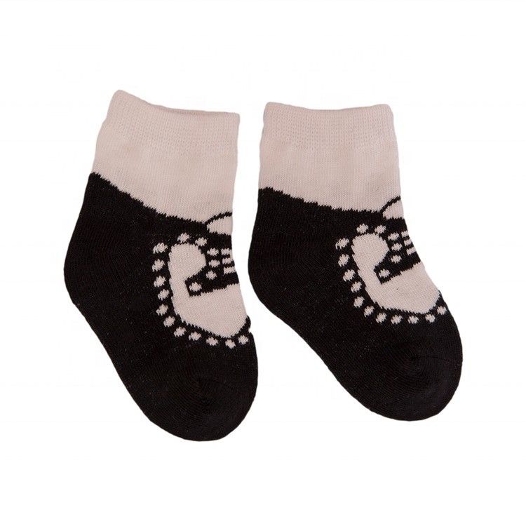 7 días de pedido de muestra Tiempo de entrega Apoyo de venta superior Calcetines de toalla de punto para niños pequeños